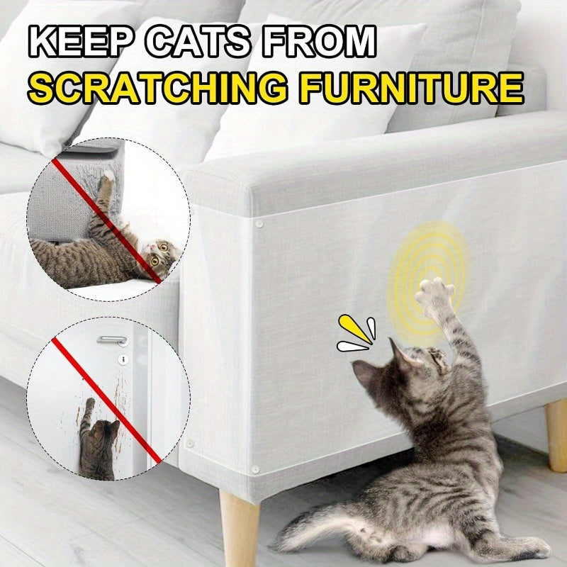 Protector de Muebles contra Arañazos – Adhesivo Transparente para Sofás y Sillas