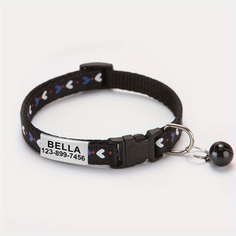 Collar Personalizado para Gatos – Elegancia y Seguridad con Grabado Único
