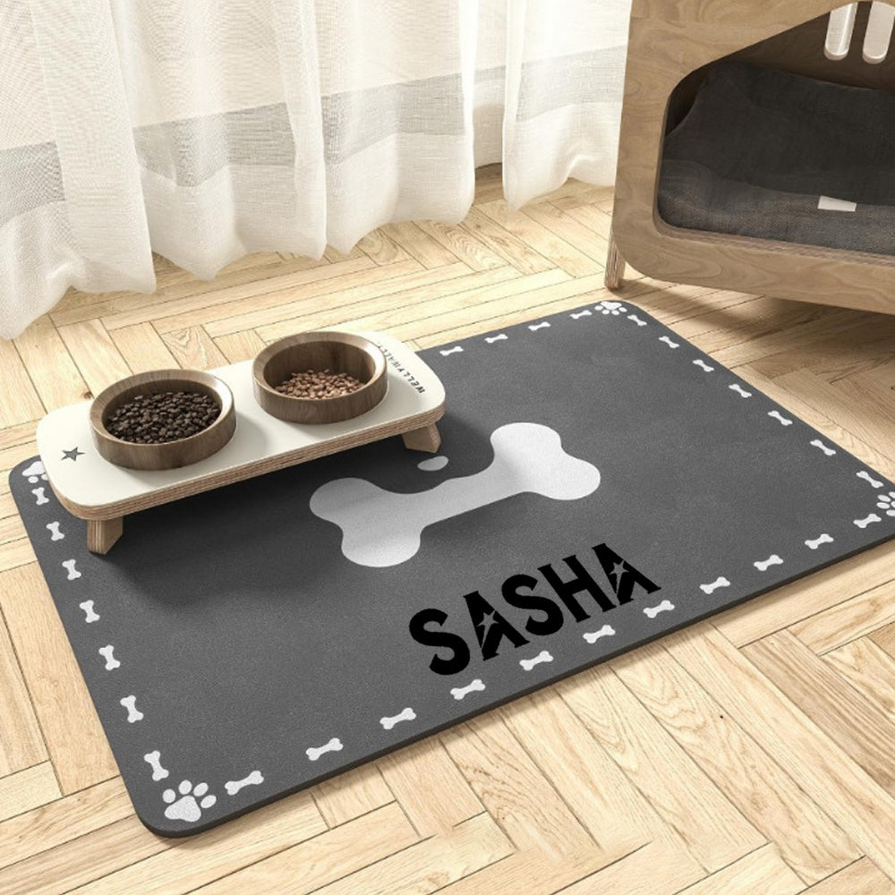 Tapete de Alimentación Antideslizante – Diseño Sostenible con Base de Goma