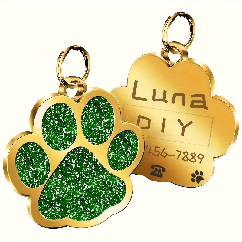 Chapas de Identificación Doradas para Perros y Gatos – Personalizadas y Elegantes