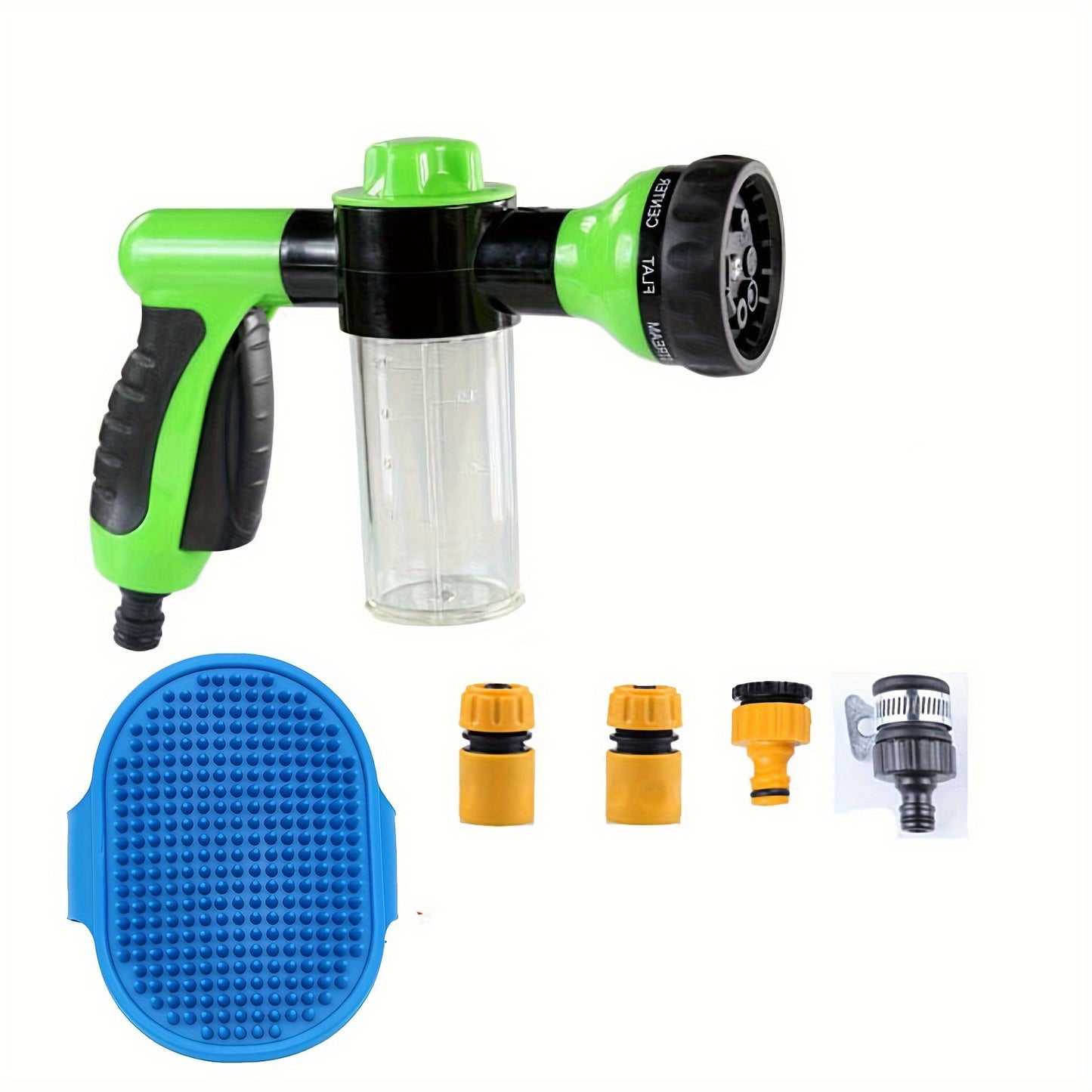 Rociador de Baño 8 en 1 para Caballos – Limpieza Eficiente con Dispensador de Jabón