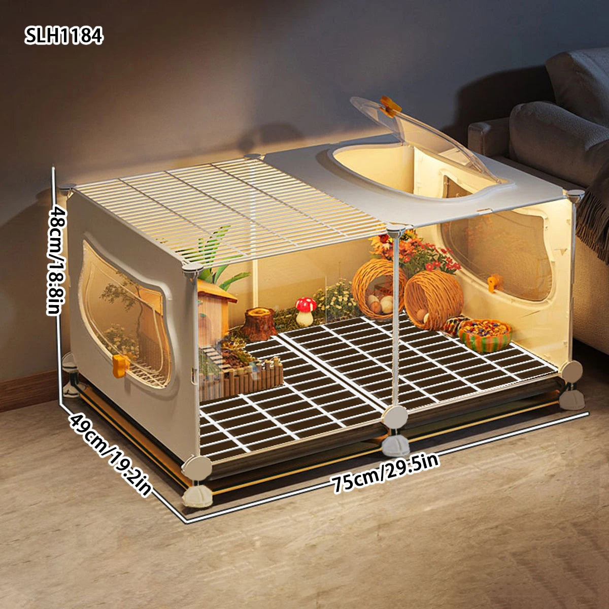 Jaula de Cría para Gallinas – Protección contra el Frío en Invierno