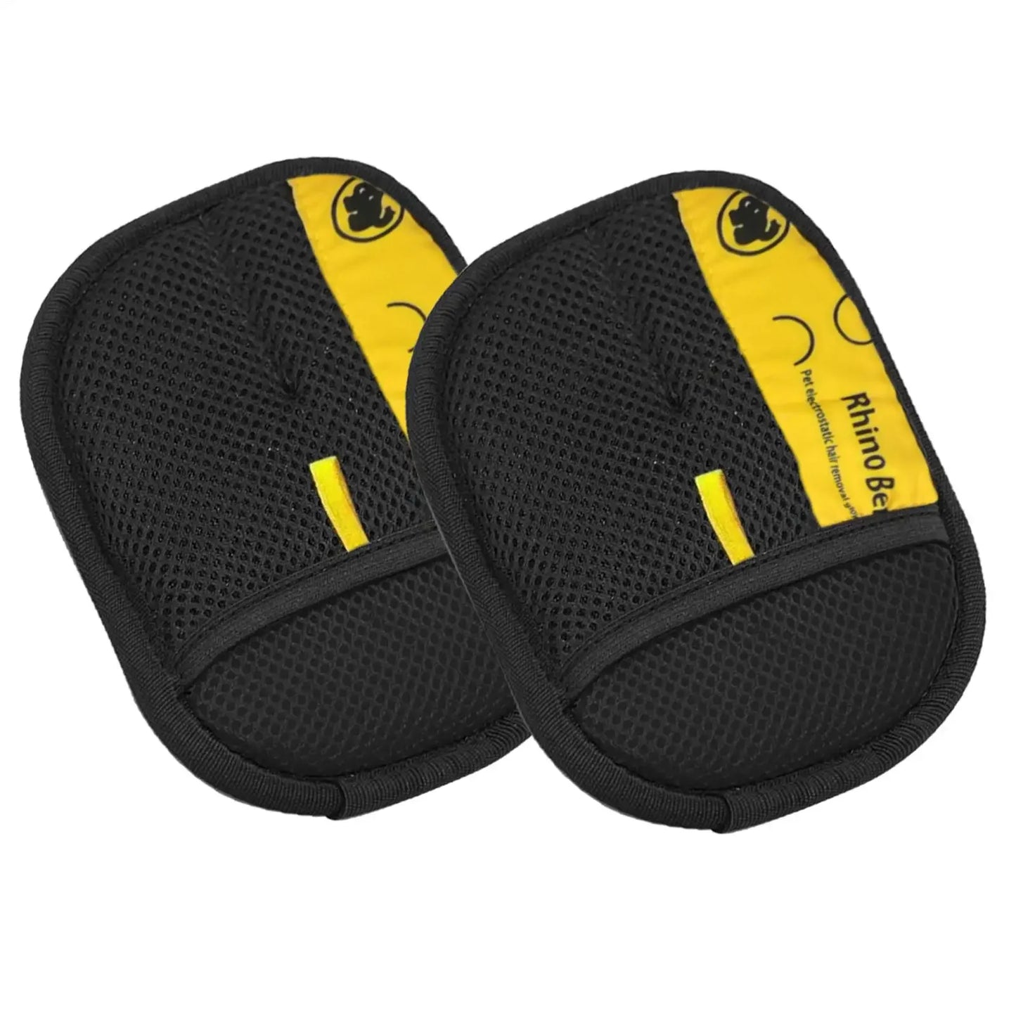 Guantes de aseo para gatos, cepillo electrostático para depilación de mascotas, para limpiar sofá, alfombras, ropa, removedor de pelo de mascotas de doble cara, 2 uds.