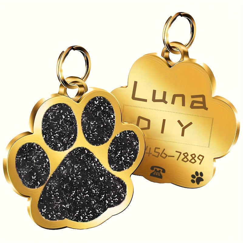 Chapas de Identificación Doradas para Perros y Gatos – Personalizadas y Elegantes