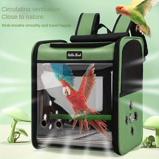 Mochila Transportadora para Aves – Visión Panorámica y Confort