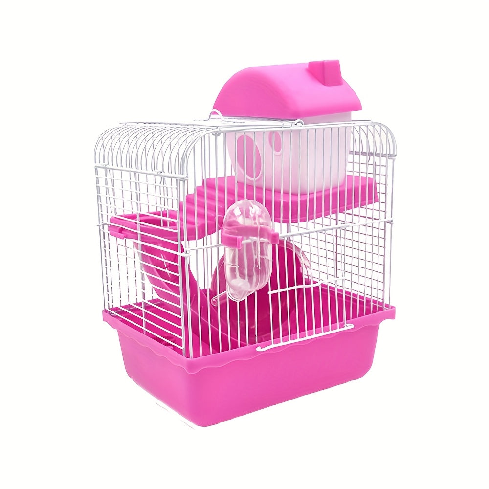 Villa de Dos Pisos para Hámsters – Diversión y Seguridad en un Espacio Perfecto