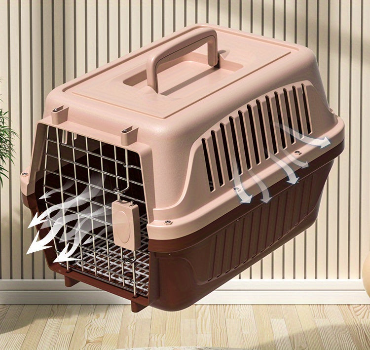 Transportín Portátil para Perros y Gatos – Viaja con Seguridad y Confort