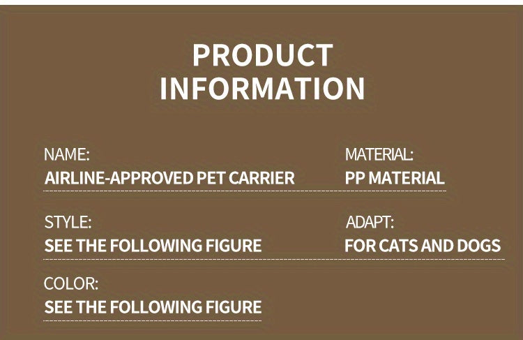 Transportín Portátil para Perros y Gatos – Viaja con Seguridad y Confort
