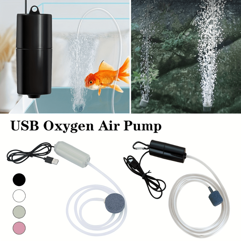 Mini Bomba de Aire USB para Acuarios – Oxigenación Portátil y Eficiente
