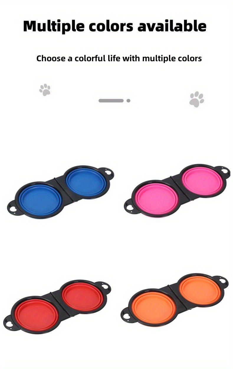 Set de Dos Bols Recargables y Plegables para Mascotas – Comodidad en Cada Aventura