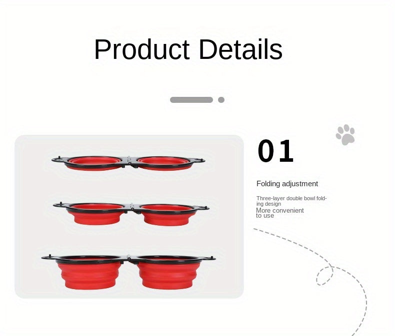 Set de Dos Bols Recargables y Plegables para Mascotas – Comodidad en Cada Aventura