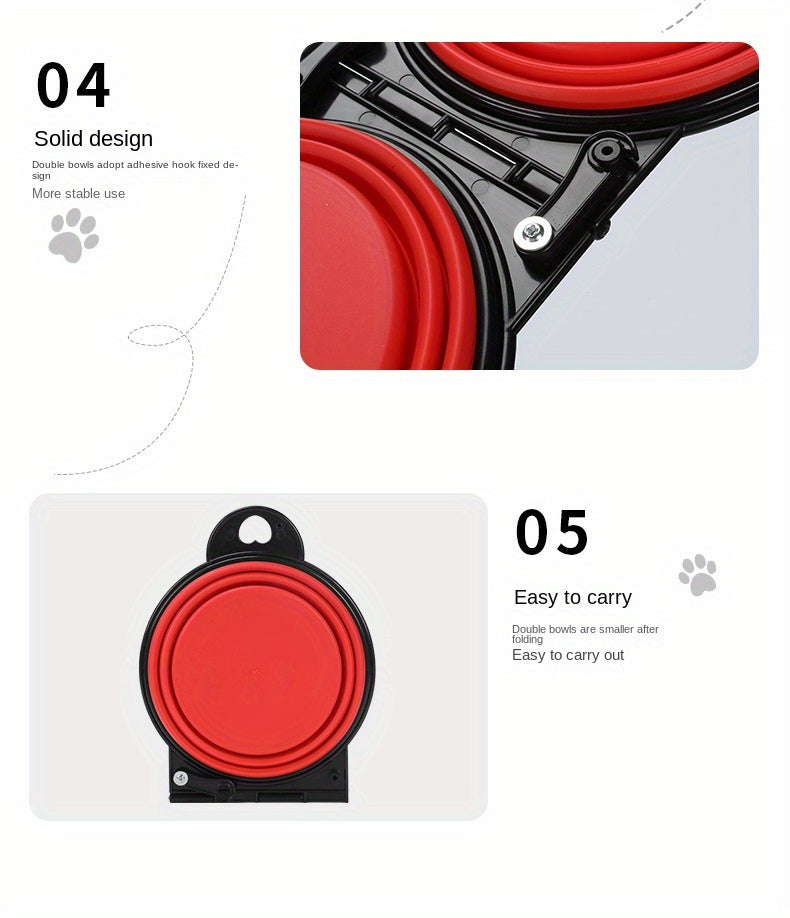 Set de Dos Bols Recargables y Plegables para Mascotas – Comodidad en Cada Aventura