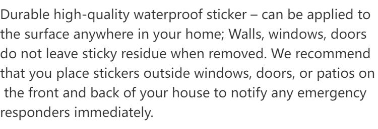 Stickers de Emergencia para Mascotas – Protección en Casos de Incendio