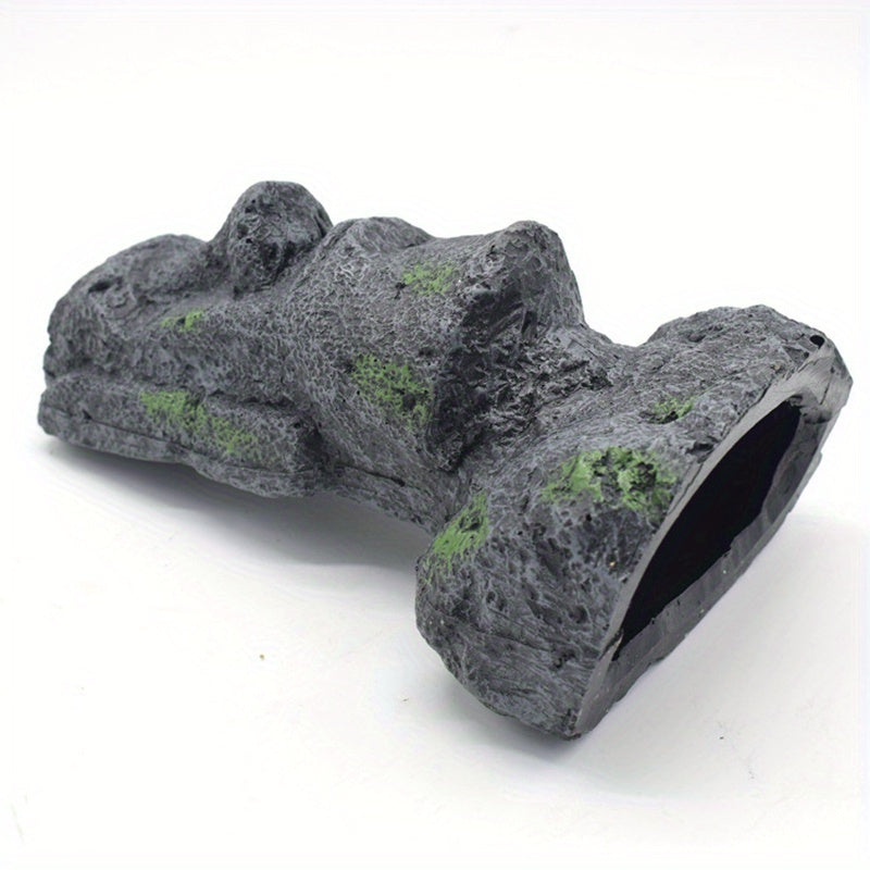 Estatua Inspirada en la Isla de Pascua – Decoración Acuática con Acabado Musgoso