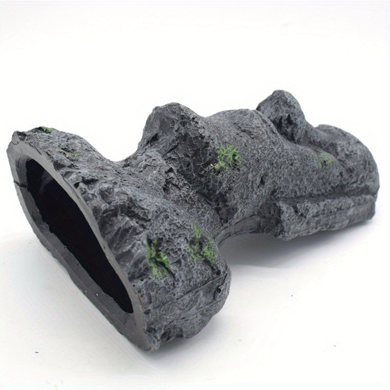 Estatua Inspirada en la Isla de Pascua – Decoración Acuática con Acabado Musgoso