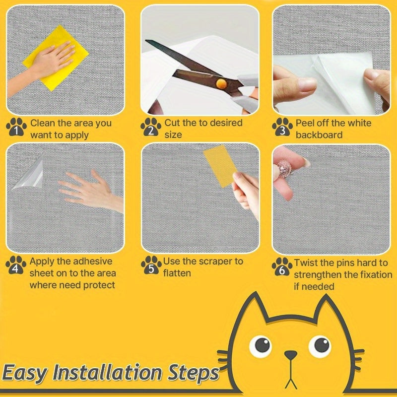 Protector de Muebles contra Arañazos – Adhesivo Transparente para Sofás y Sillas