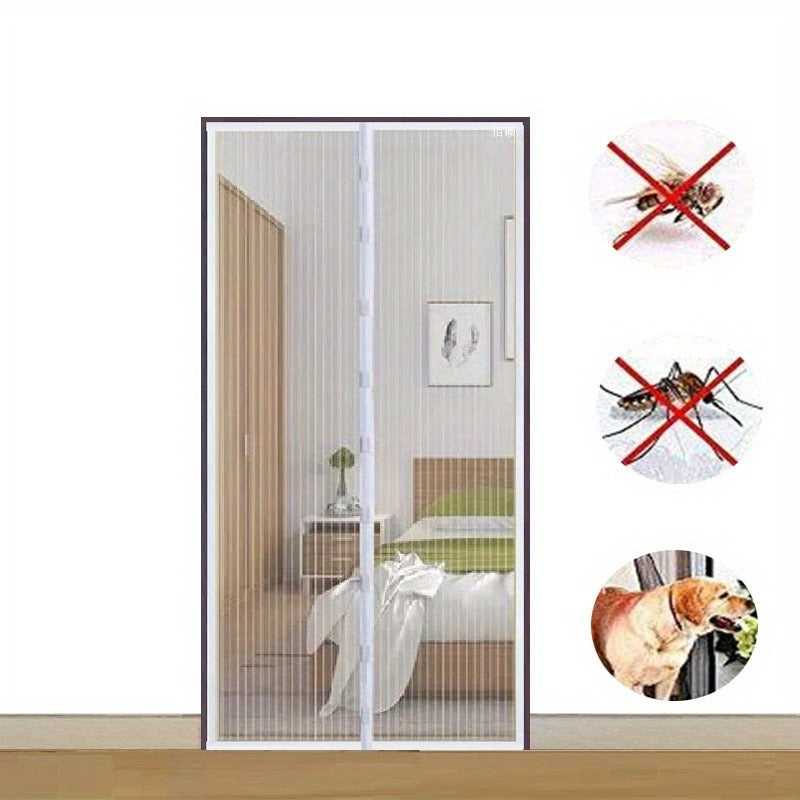 Puerta mosquitera transpirable Magnética para ventanas especial para Mascotas – Separación Eficiente y Sin Insectos