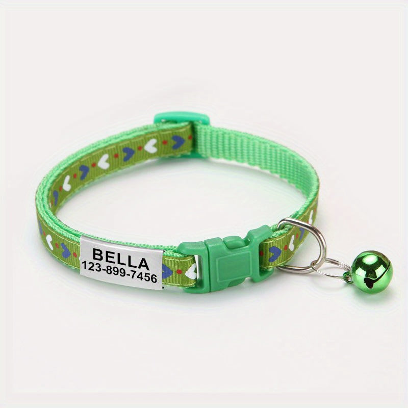 Collar Personalizado para Gatos – Elegancia y Seguridad con Grabado Único