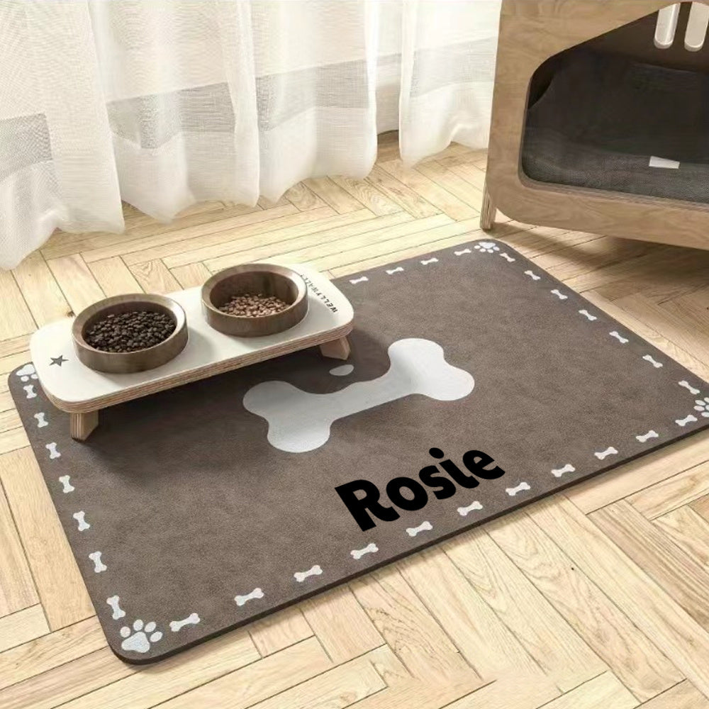 Tapete de Alimentación Antideslizante – Diseño Sostenible con Base de Goma