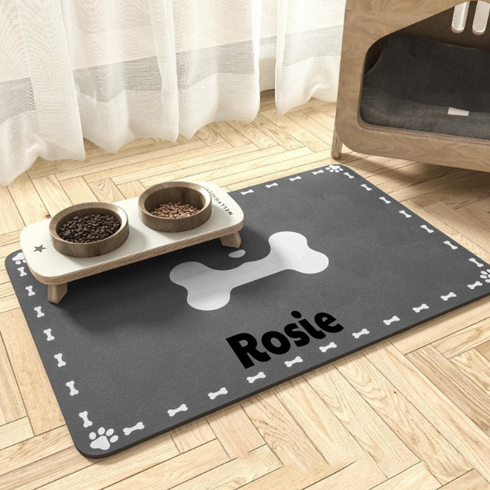 Tapete de Alimentación Antideslizante – Diseño Sostenible con Base de Goma