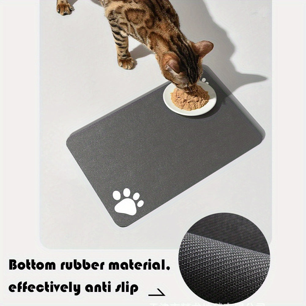 Tapete de Alimentación Antideslizante – Diseño Sostenible con Base de Goma