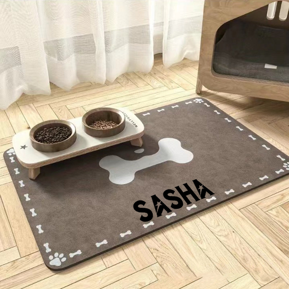 Tapete de Alimentación Antideslizante – Diseño Sostenible con Base de Goma