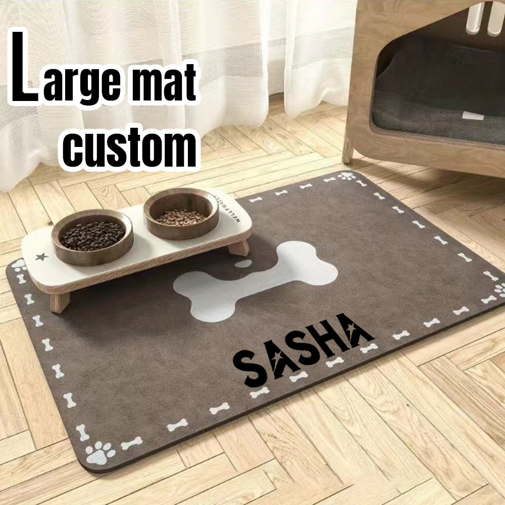 Tapete de Alimentación Antideslizante – Diseño Sostenible con Base de Goma