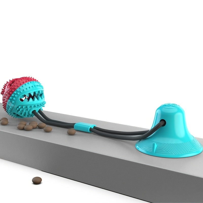 Juguete para Perros con Ventosa y Dispensador de Comida – Diversión y Cuidado Dental