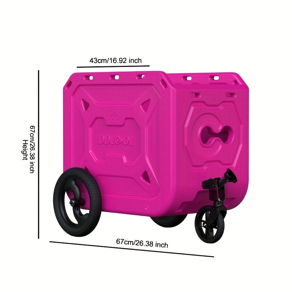 Transportador con Ruedas para Bicicleta – Viajes Seguros con Mascotas