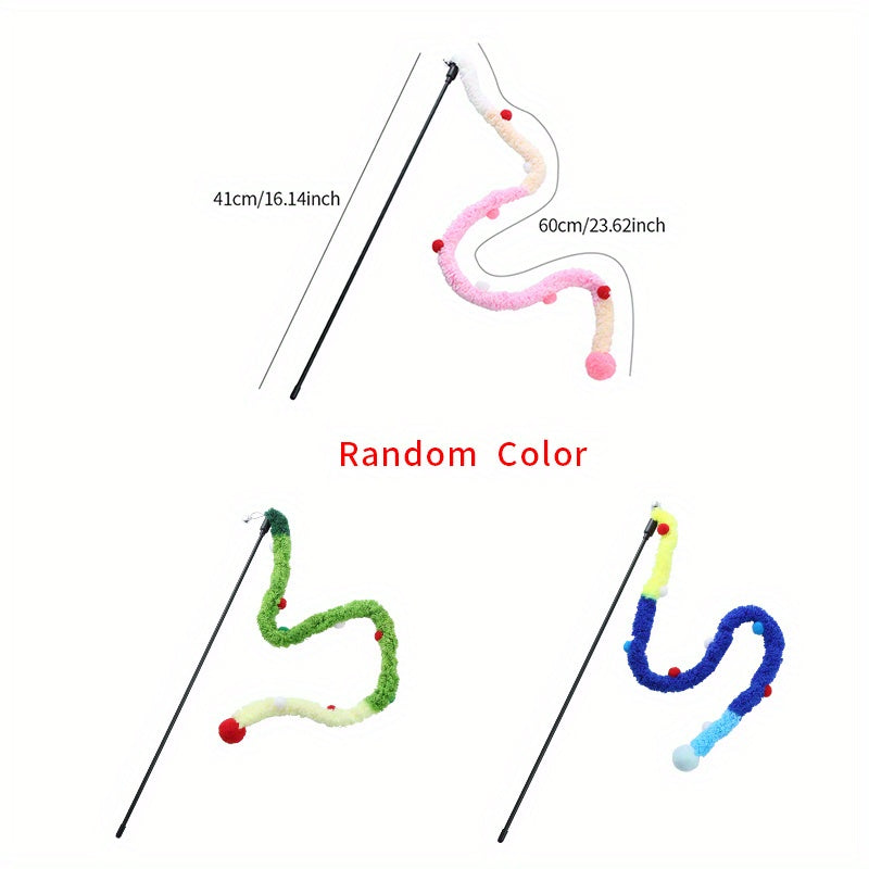 Juguete Interactivo para Gatos – Diversión y Ejercicio con Varilla de Felpa