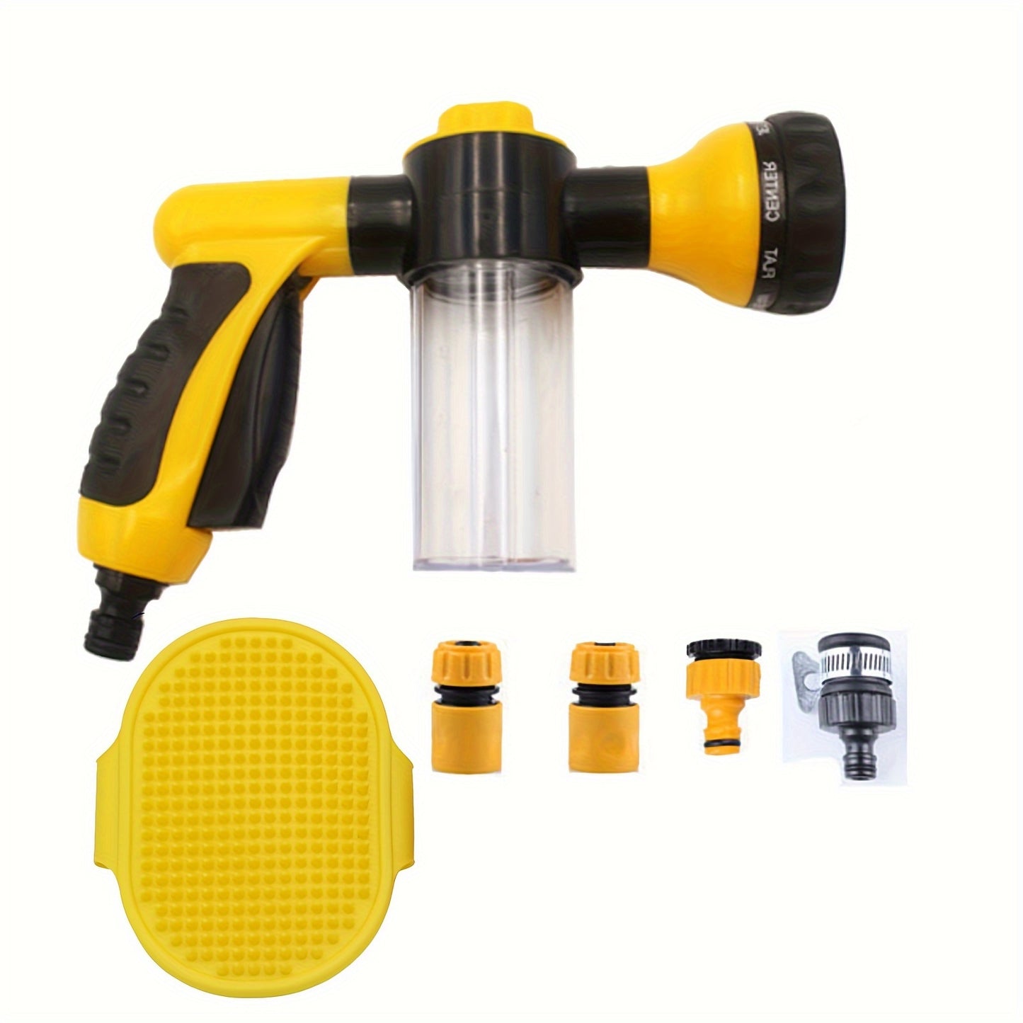 Rociador de Baño 8 en 1 para Caballos – Limpieza Eficiente con Dispensador de Jabón