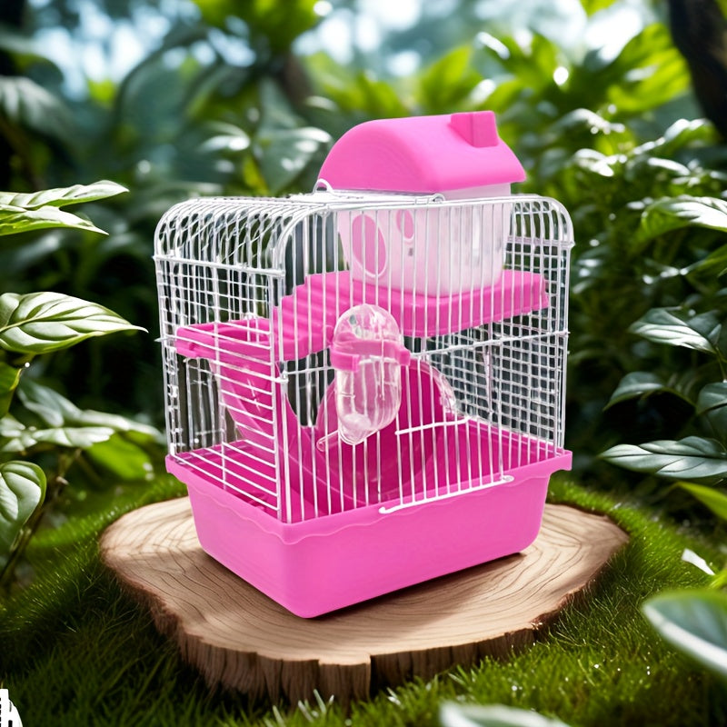 Villa de Dos Pisos para Hámsters – Diversión y Seguridad en un Espacio Perfecto