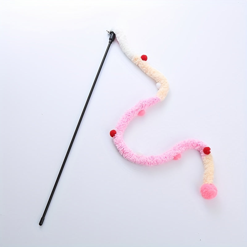 Juguete Interactivo para Gatos – Diversión y Ejercicio con Varilla de Felpa
