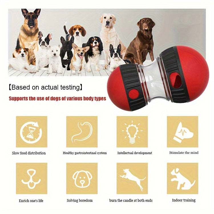 Dispensador de Snacks para Perros – Juguete Rodante y Alimentador Inteligente