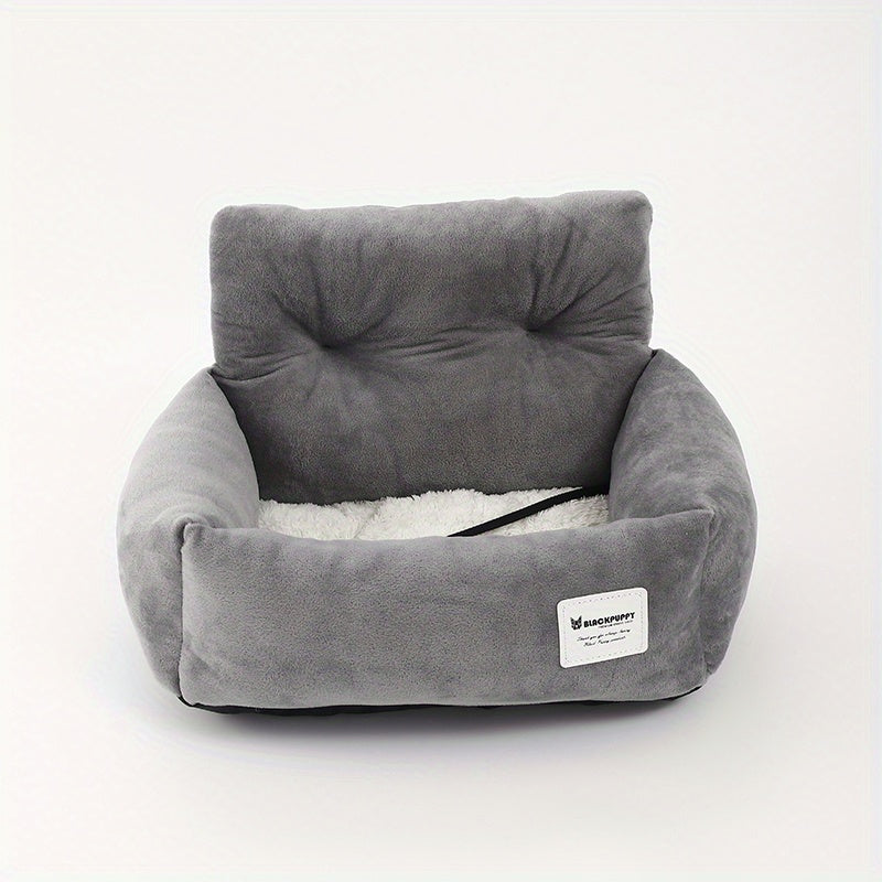 Asiento acolchado de Viaje para Perros – Seguridad y Confort en el Coche