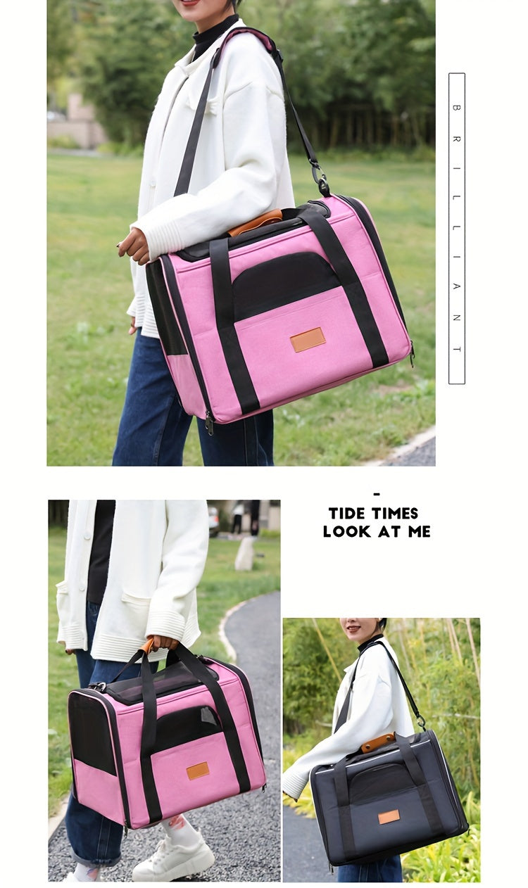 Transportín Aprobado para Aviones – Viajes Seguros para Gatos y Cachorros