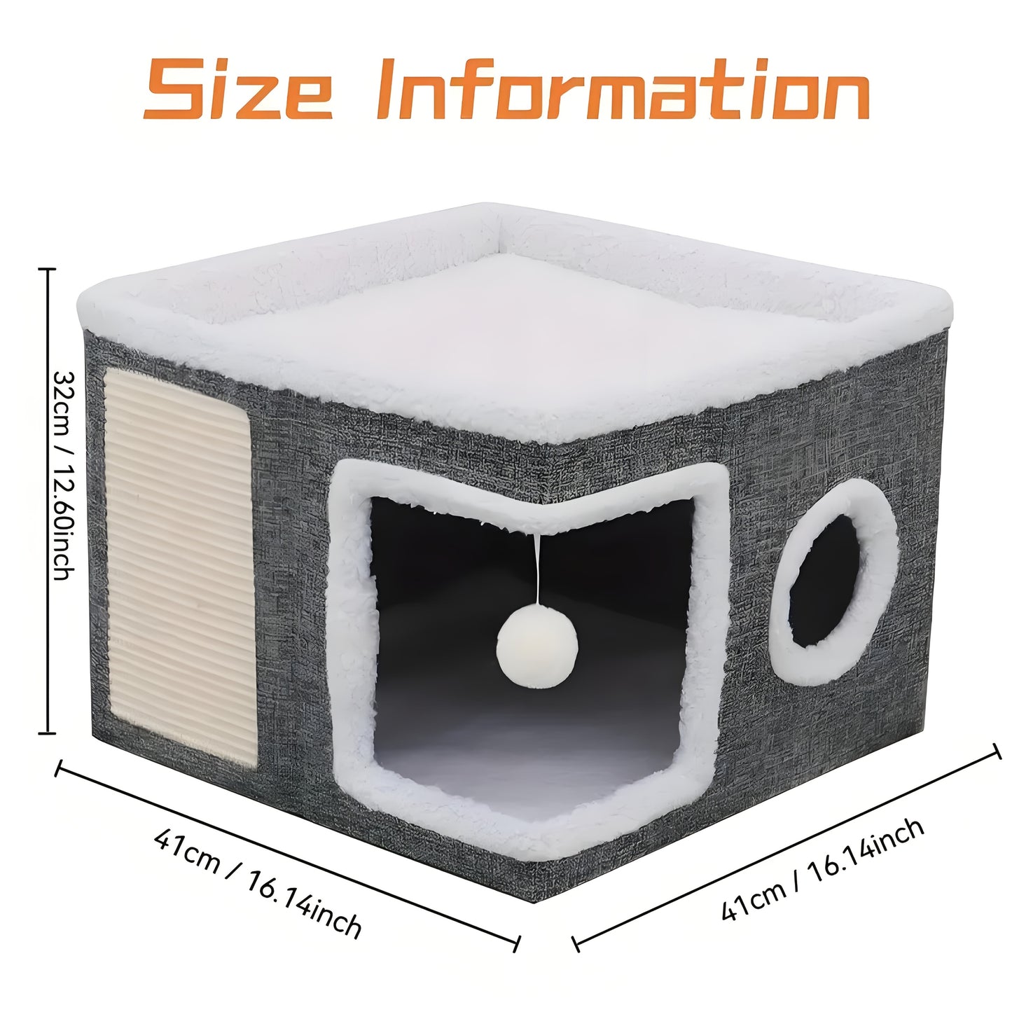 Cama Doble para tu gato –  Suave y Cálido para un descanso de lujo