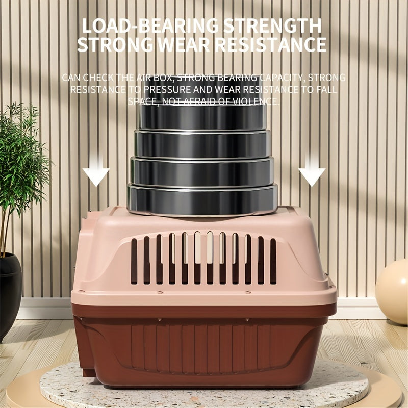 Transportín Portátil para Perros y Gatos – Viaja con Seguridad y Confort