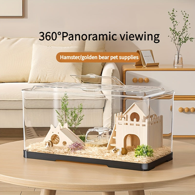 Terrario de Acrílico con ventilación – Espacio Seguro y Confortable para Pequeñas Mascotas