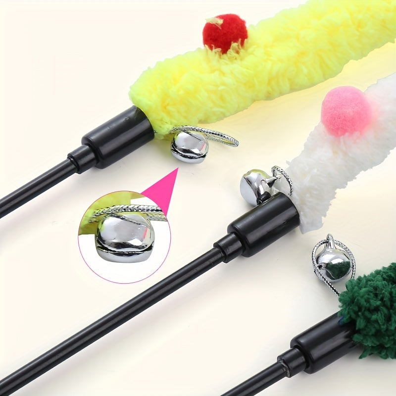 Juguete Interactivo para Gatos – Diversión y Ejercicio con Varilla de Felpa