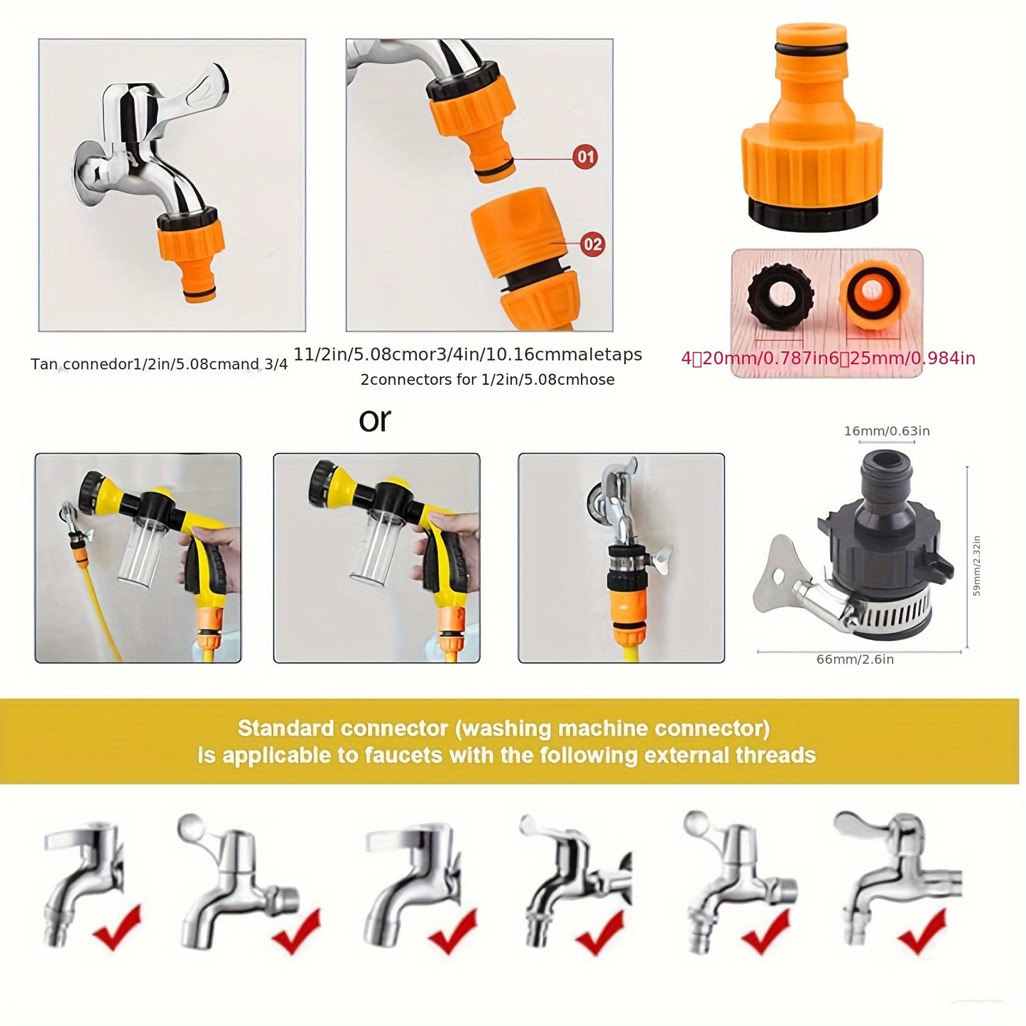 Rociador de Baño 8 en 1 para Caballos – Limpieza Eficiente con Dispensador de Jabón