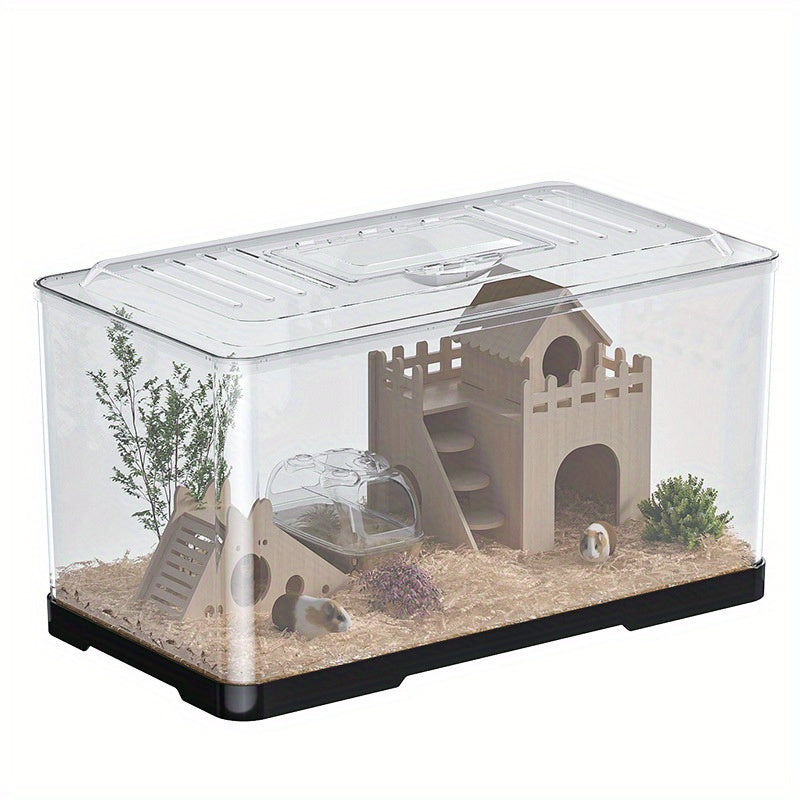 Terrario de Acrílico con ventilación – Espacio Seguro y Confortable para Pequeñas Mascotas