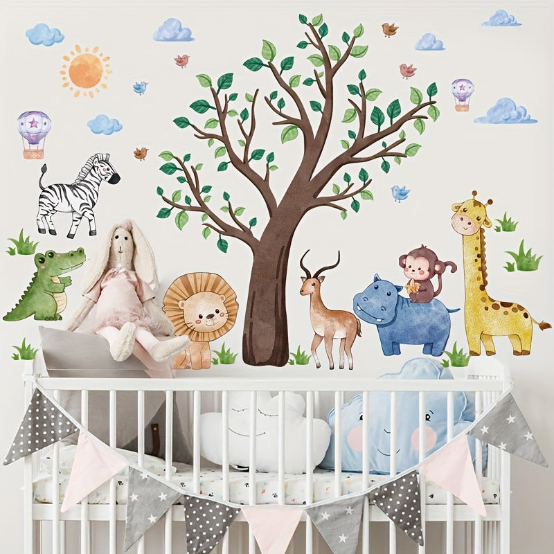 Stickers de Pared de Animales de la Jungla – Un Toque Salvaje y Divertido