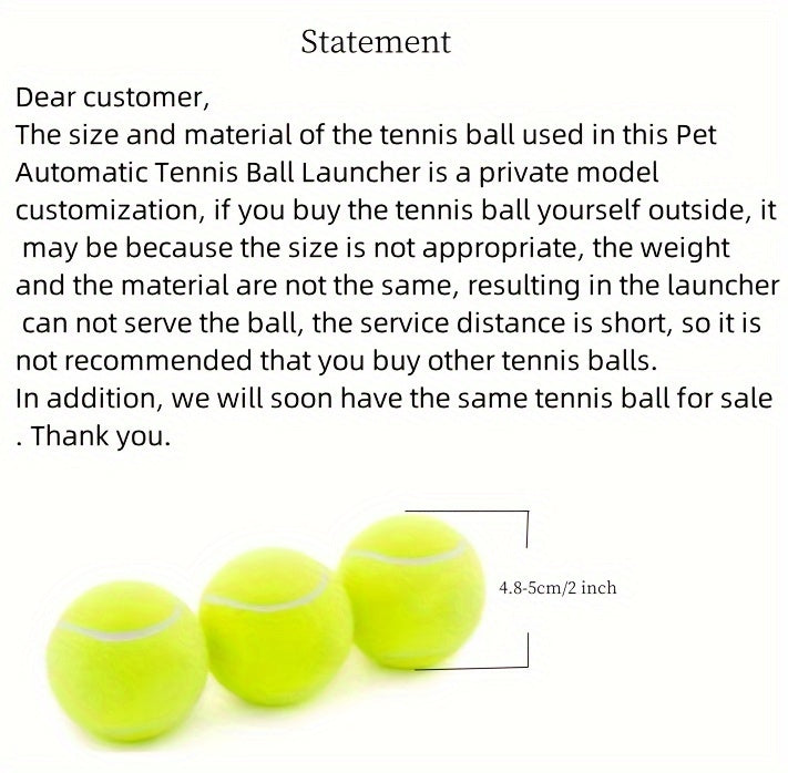 Lanzador Automático de Pelotas de Tenis – Entrenamiento y Diversión para Perros