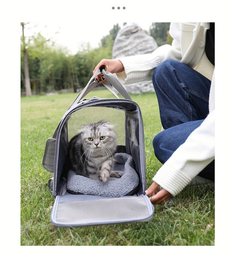 Transportín Aprobado para Aviones – Viajes Seguros para Gatos y Cachorros