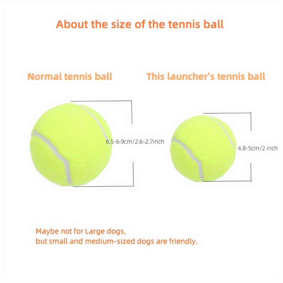 Lanzador Automático de Pelotas de Tenis – Entrenamiento y Diversión para Perros