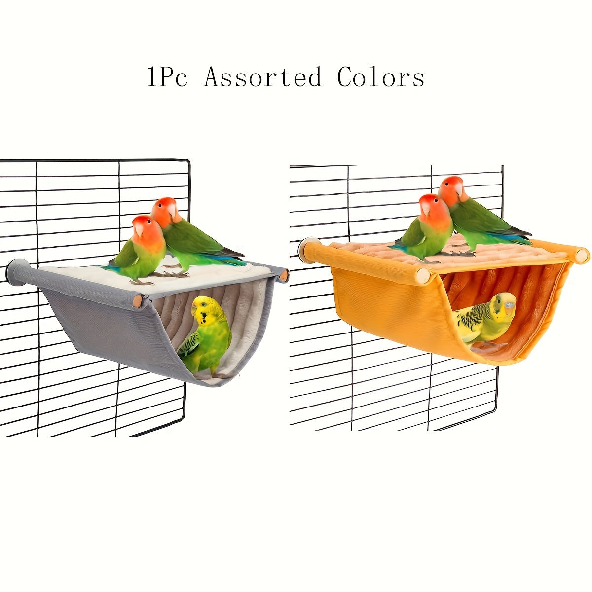 Hamaca Doble para Mascotas Pequeñas – Refugio Suave y Cálido en Jaulas