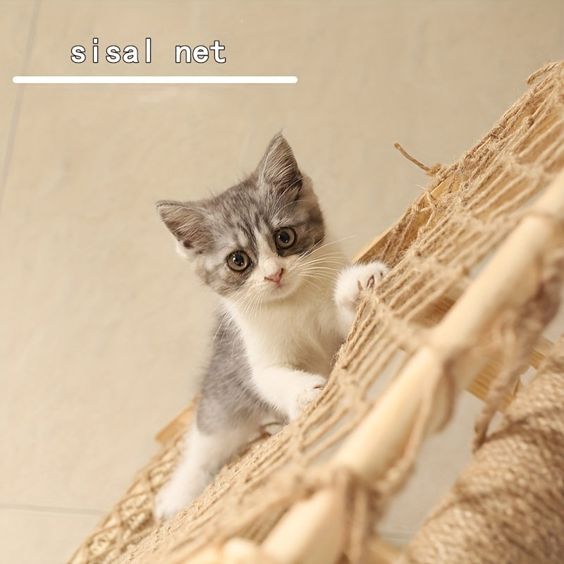 Árbol de Juegos de Madera para Gatos – Diversión y Comodidad Todo en Uno