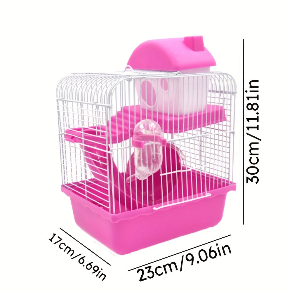 Villa de Dos Pisos para Hámsters – Diversión y Seguridad en un Espacio Perfecto