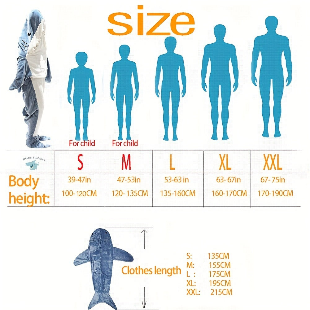 Manta pijama Tiburón – Comodidad y Diversión en un Solo Diseño